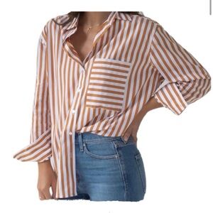 AYR the deep end button down